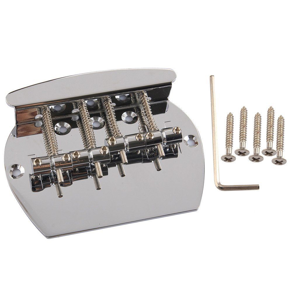 2021 4 STRING CURVED BASS GUITAR BRIDGE FOR FENDER From Xinxindhgate