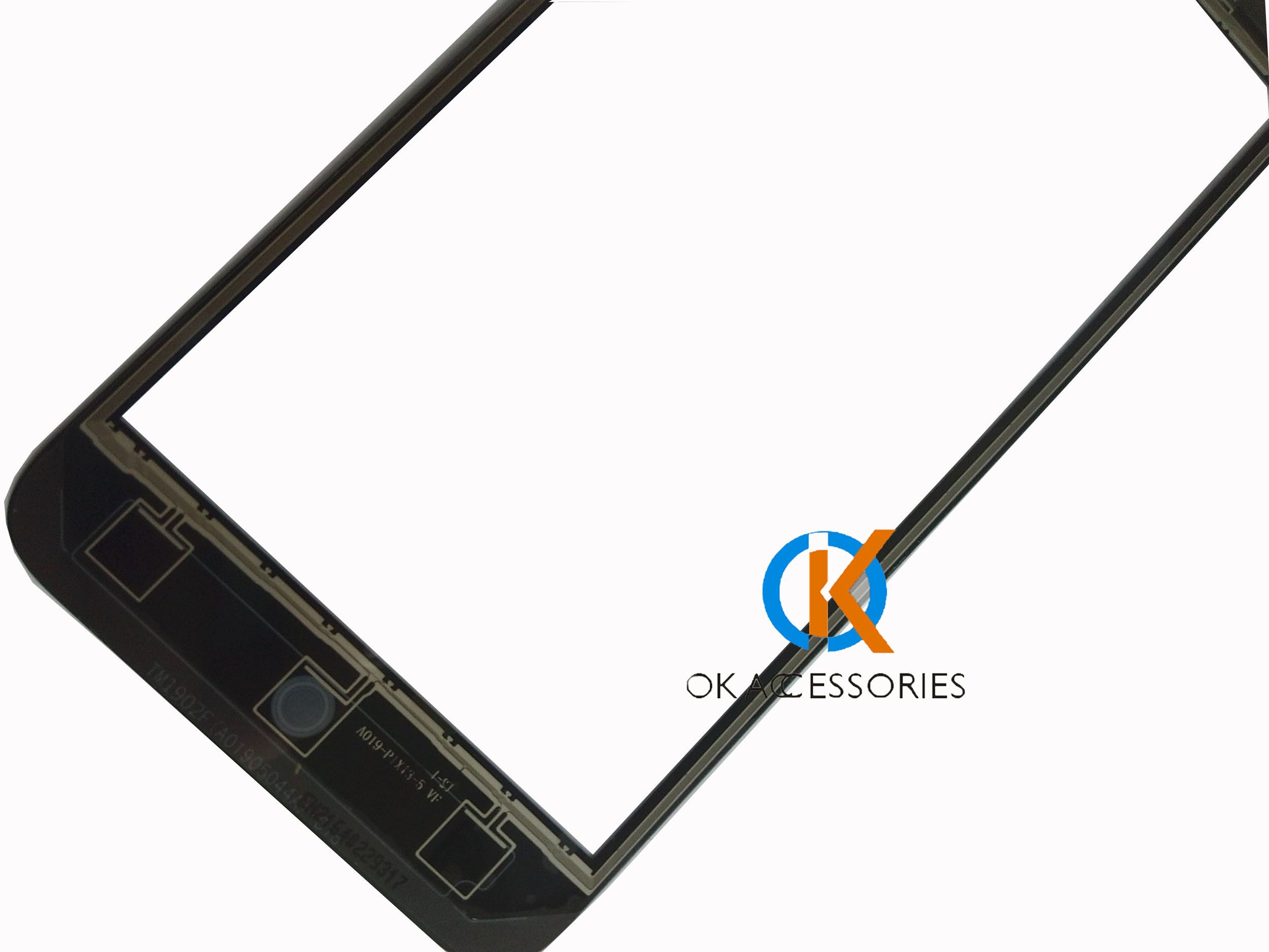 Color negro para Alcatel One Touch Pixi 3  c 5015X 5015D 5015A VF895N  Pantalla táctil Sensor Digiziter Reemplazo 20PC / Lot Envío gratuito