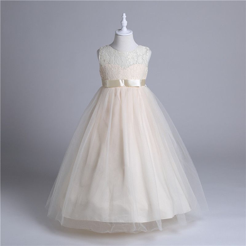 girls white maxi skirt