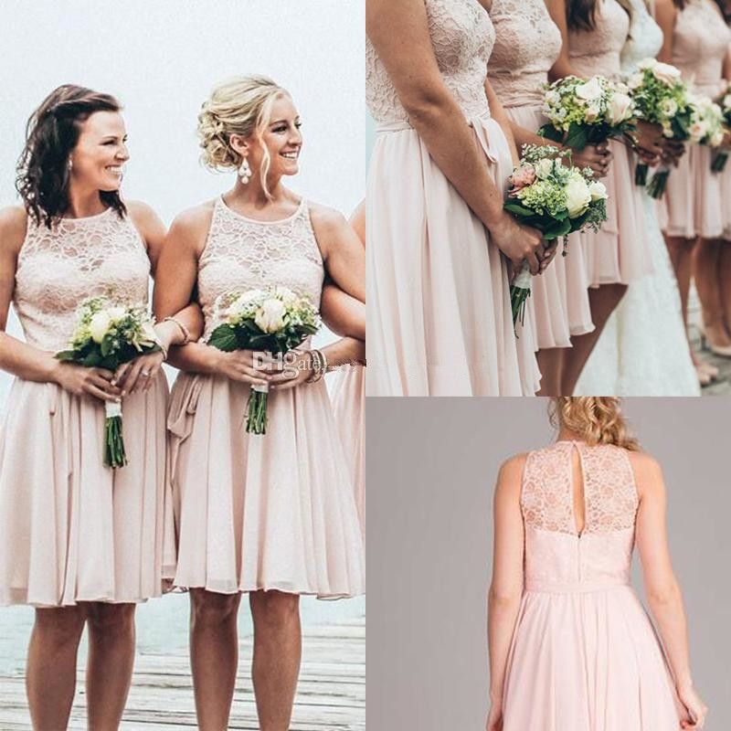 short bridesmaid dresses 2018
