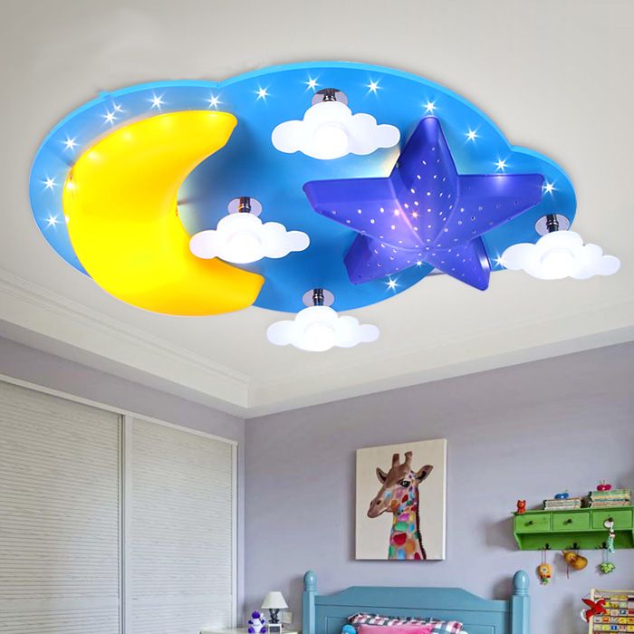 Acheter Pas Cher Led Chambre Des Enfants Chambre Plafonnier Personnalite Chaude Minimaliste Dessin Anime Etoile Lune Nuage Bebe Garcon Fille Chambre Plafond Lumiere Du 87 93 Fr Dhgate
