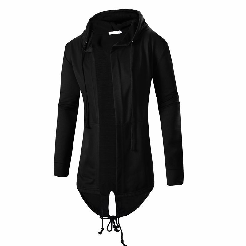 Fashion Coat Men Zipper Sweatshirt Hooded Hoodies Sweater Pullover Hip Hop Cloak