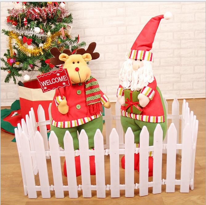 Pvc Christmas Plastic Fence Freedom Split Joint White Enclosure