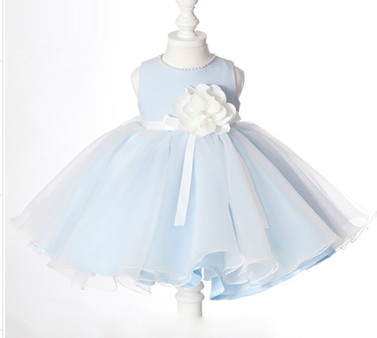 light blue baby dress