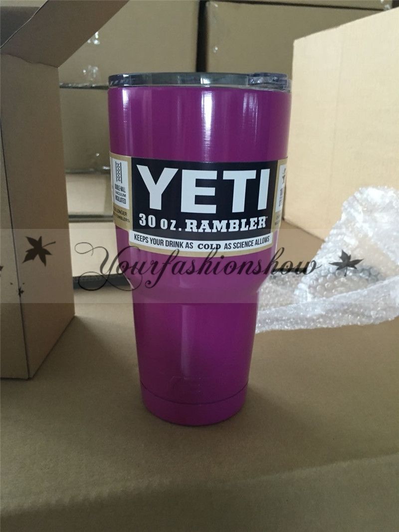 purple yeti tumbler 30 oz