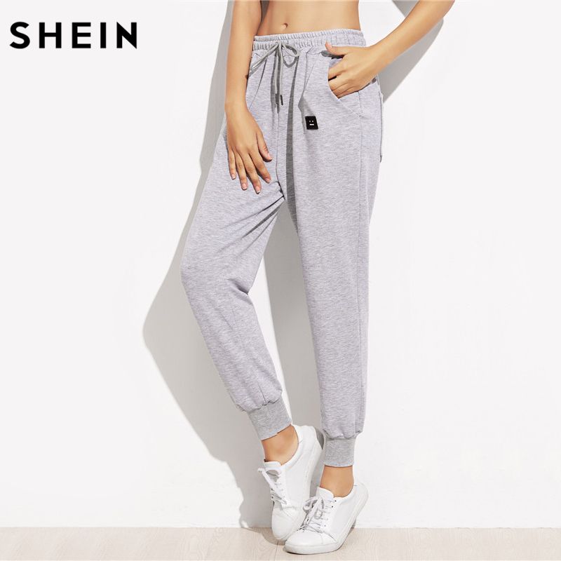 Acquisto \u003epantaloni tuta grigi shein Grande vendita - OFF 62%