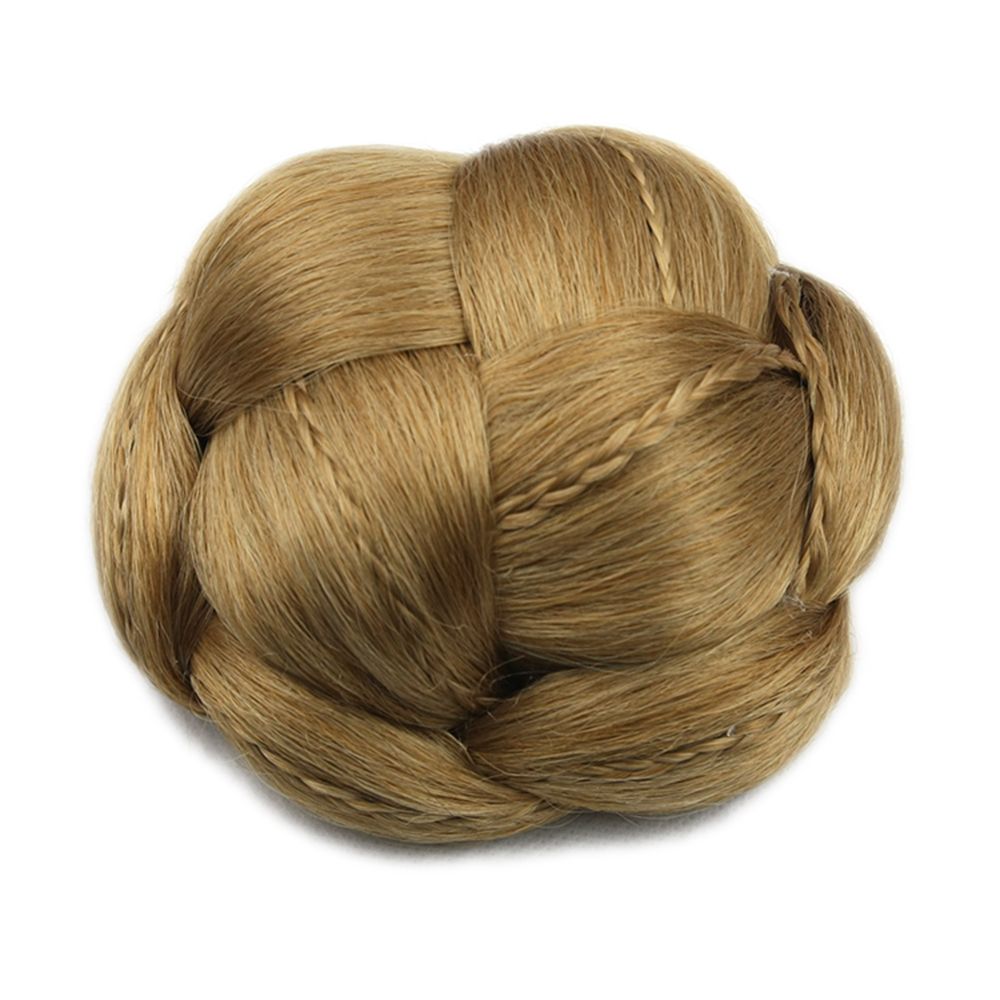 Braided Clip In Fake Hair Bun Hair Chignon Fast Bun Donut Roller