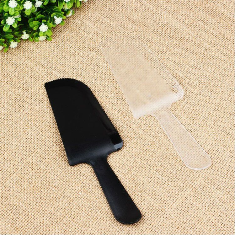 2021 19*6cm Thick Frosted Plastic Knife For Cake Bread Knife Disposable