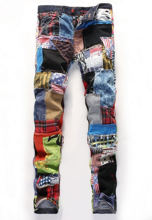 mens colorful jeans