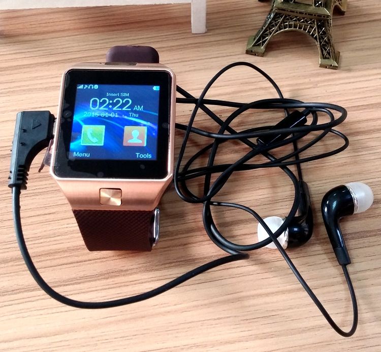 mobile watch with earphone
