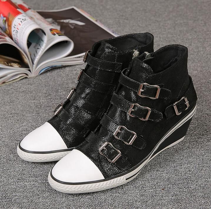small wedge sneakers