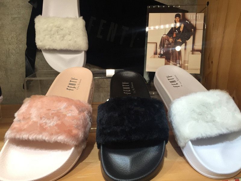 rihanna puma slides men