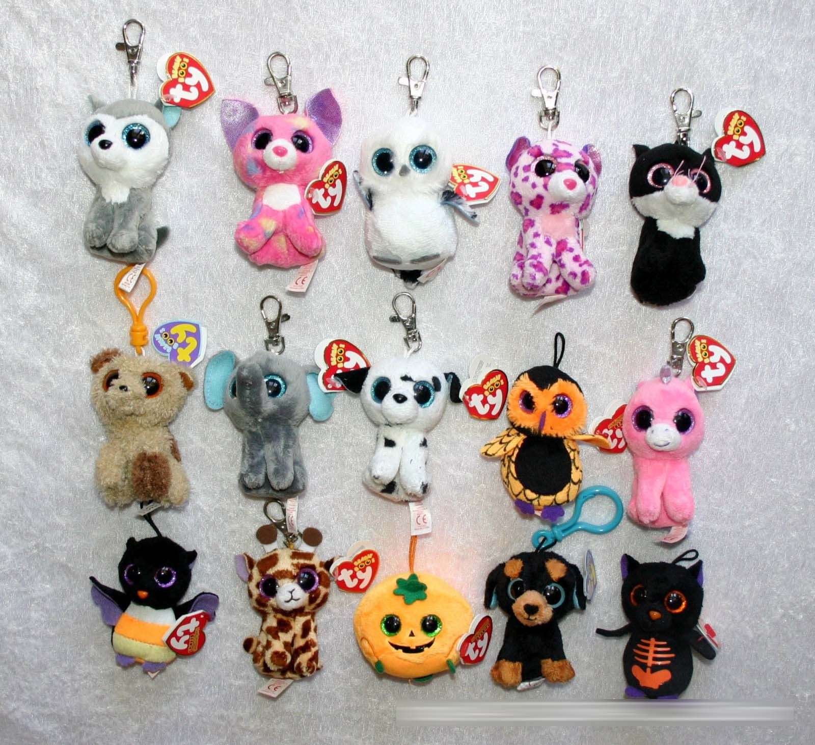 2020 TY Beanie Boos Plush Toys Keychain 