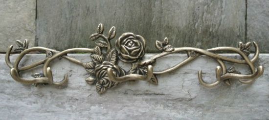 21 Copper Rose Pattern Hooks Antique Metal Hat Coat Clothes Rack Hanger Hanging Wall Mounted Creative Home Decor Ems From Haolyhelen 80 41 Dhgate Com