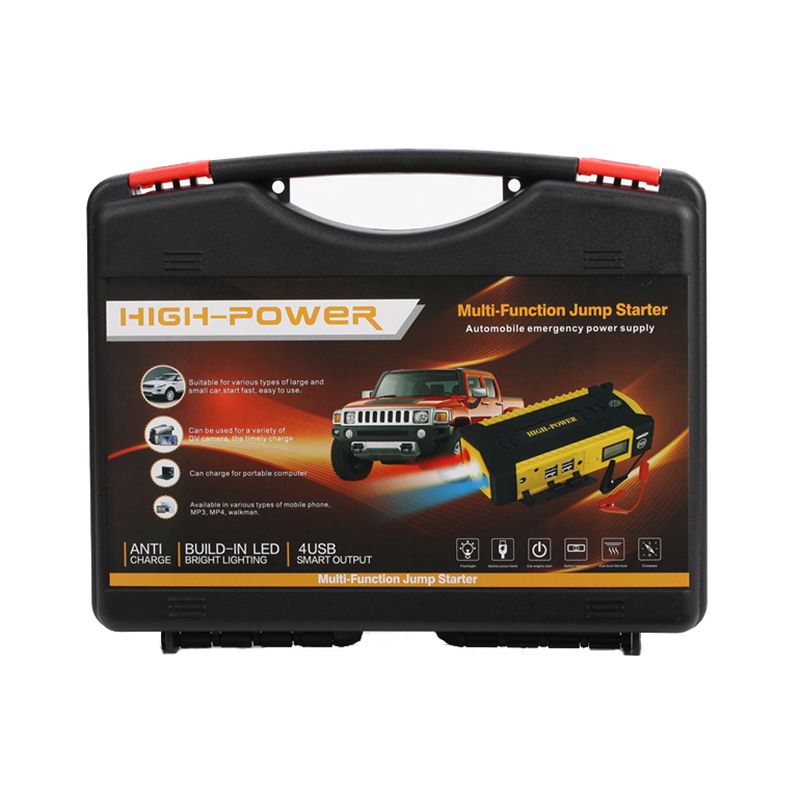 Portable Jump Starter Car Battery Charger Mini Power Bank Light 69800mAh 