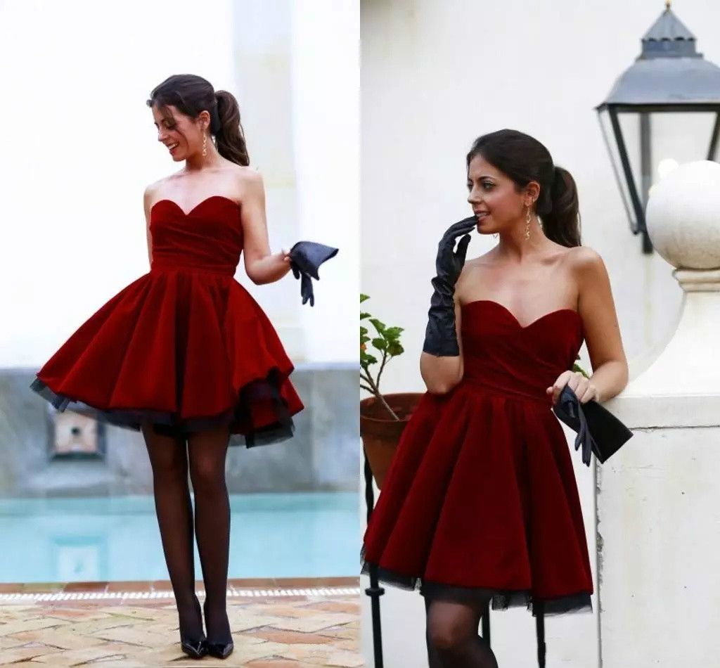 Nuevo Organza Tulle de Bola Del Amor Del Vestido de dama de Honor Vestido  Con Crystal 2017 Vestido de Fiesta de La Moda Rojo Corto|gowns bridesmaid  dresses|ball gown bridesmaid dressesbridesmaid dresses -