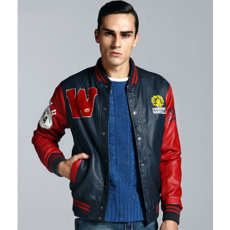High Quality Men Casual Classic Simple Cool Design Letterman 