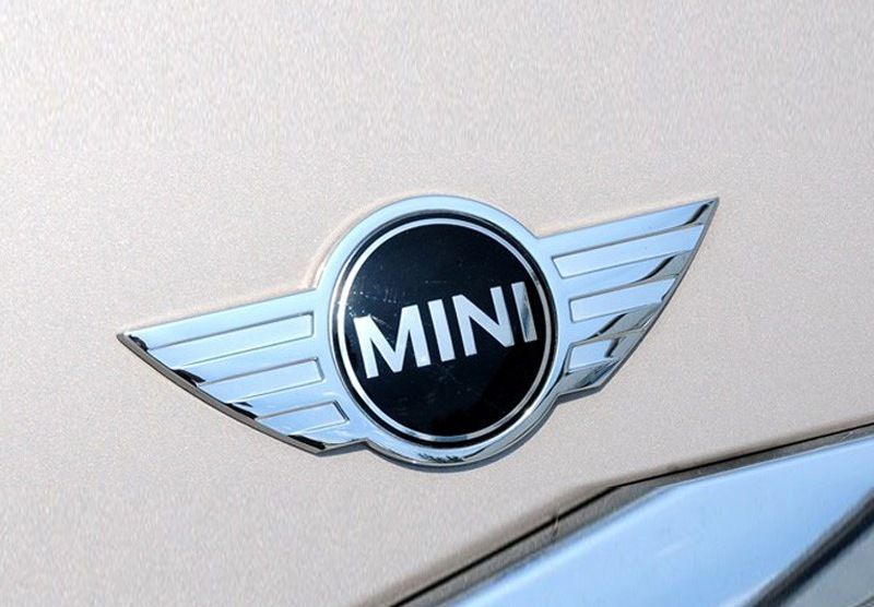 Badge autocollant avec logo Mini Cooper pour clé de voiture 20 mm 