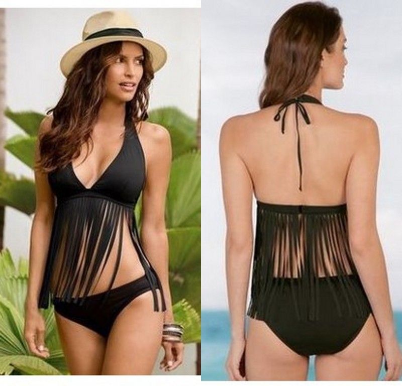 fringe swimwear