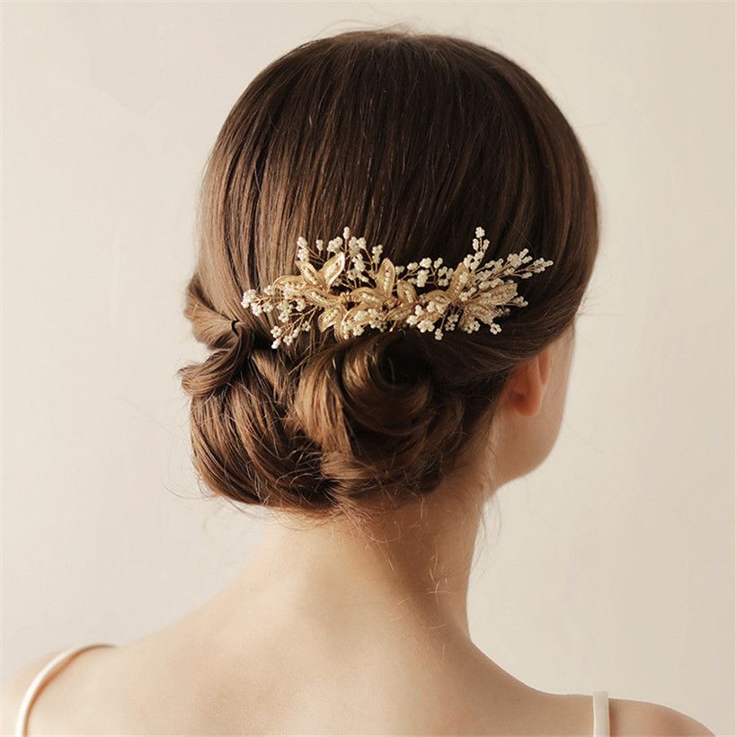 Bridal Tiara Rhinestones Hair Clip Comb Pin Crown Wedding Headband Accessories 