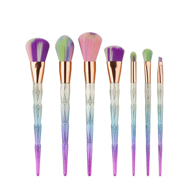 Hot Sale Diamond Makeup Brush Set Professional Blush Powder Eyebrow Eyeshadow Lip Nose Blending