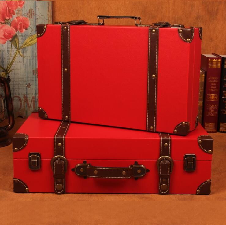 vintage suitcase box