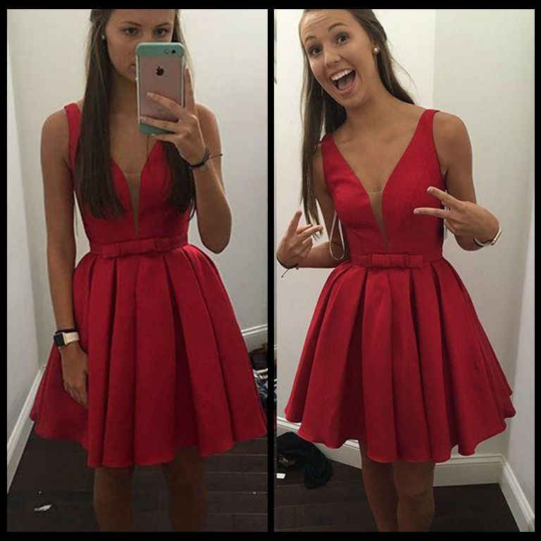 a line short prom dresses