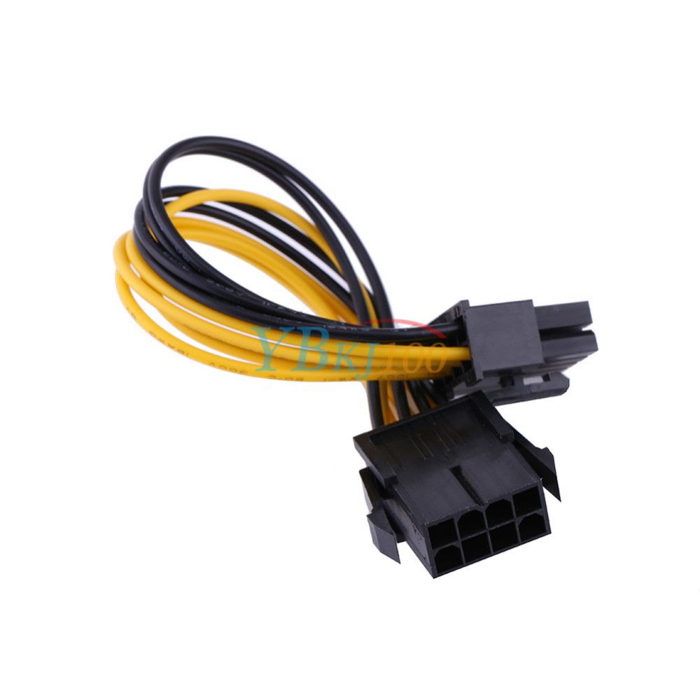 PCI E 8pin Male To 8 Pin Female PCI Molex IDE Express Power Extension ...