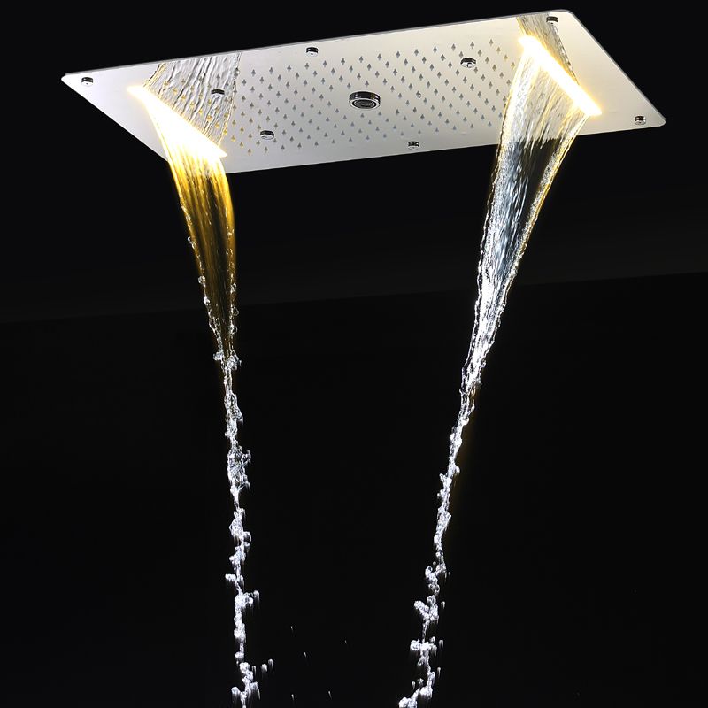 2021 Body Jets Shower 380*700mm Rainfall,Waterfall,Mistfall And Water Column Bathroom Recessed