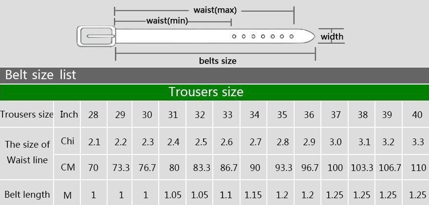 125cm belt