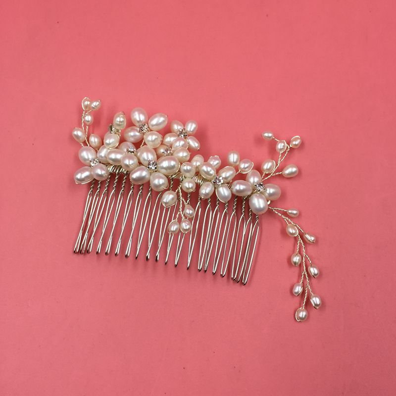 Pearl Bridal Hair Accessories Combs Crystals Wedding Bridal Hair