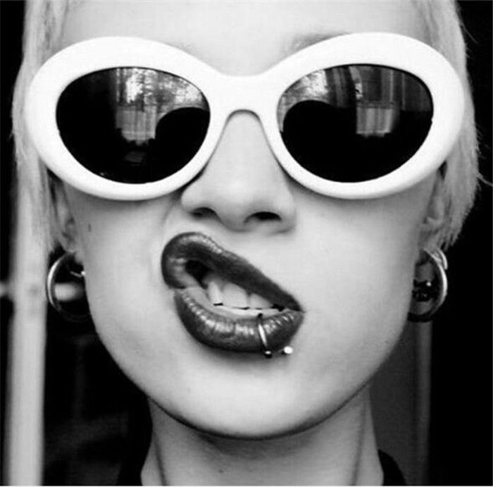 Nirvana Kurt Cobain Sunglasses Retro Vintage Oval Sun Glasses Men