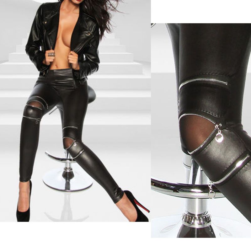 leather skinny trousers womens