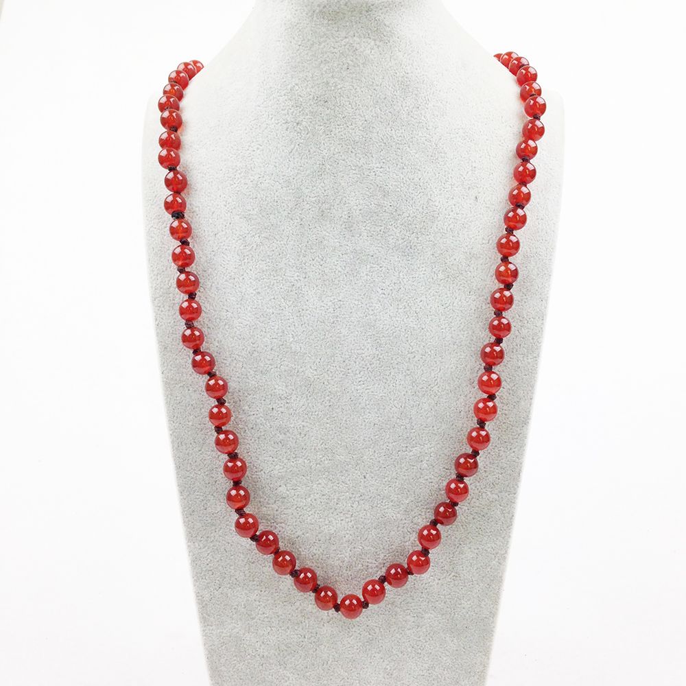 red agate necklace