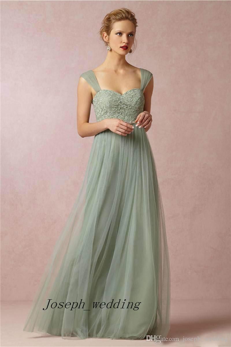 sage green prom dress