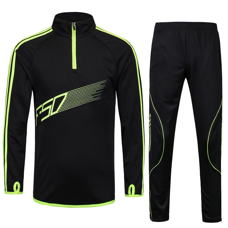 neon green jogging suit