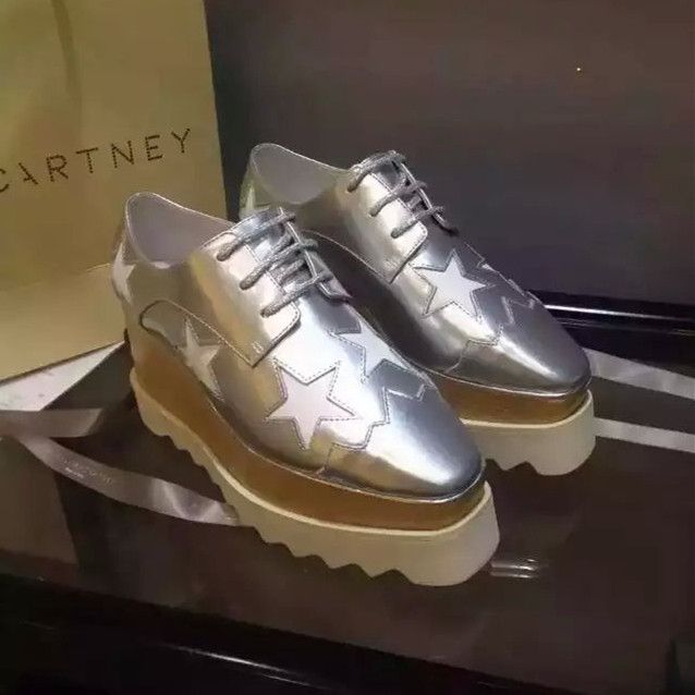 shoes with silver bottom