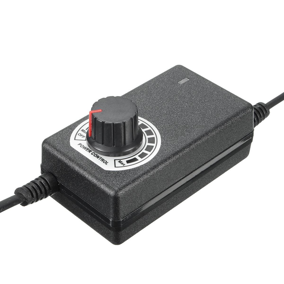 LED Digital AC/DC Adapter Einstellbar Stecker Netzteil Motordrehzahlregler DHL 