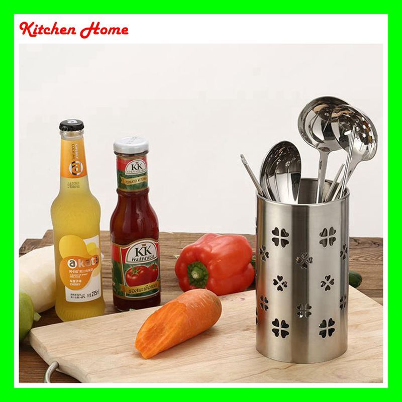 2020 304 Stainless Steel Kitchen Utensil Holder Round Kitchen Tools