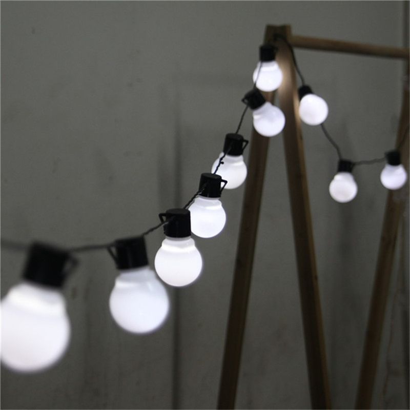 Novelty Outdoor Lighting 5cm Big Size Led Ball String Lamps Black Novelty Outdoor Lighting 5cm Big Size Led Ball String Lamps Black Wire Lights Fairy Wedding