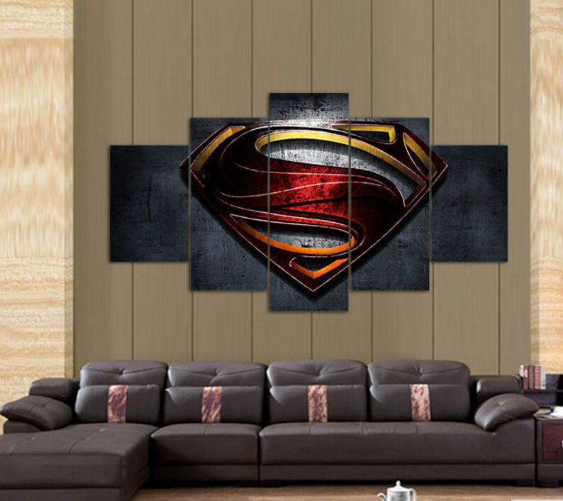 2020 Superman Wall Art Paintings Movie Hd Images Print On Canvas For Kids Living Room Decoration F 1201 From Oilpainting123 25 12 Dhgate Com