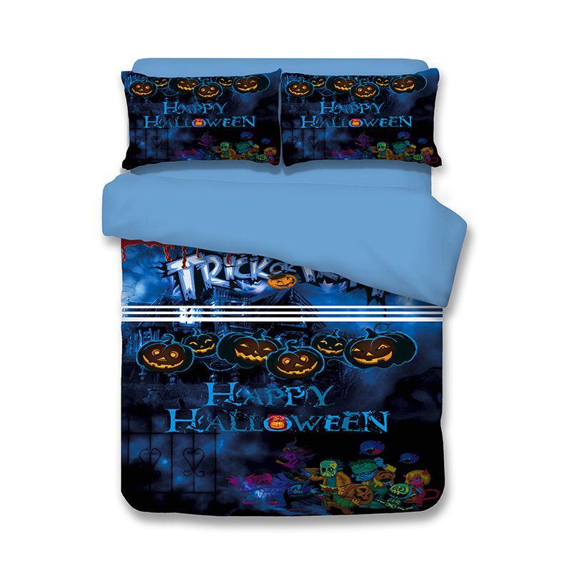 2017 Halloween Horror Pumpkin Colorful Skull Teen Boy Bedding Set Twin Full Queen King Size Bedspreads Duvet Cover Bed Comforter Pillow Sham Western Bedding Dinosaur Bedding From Bedlinens 62 37 Dhgate Com