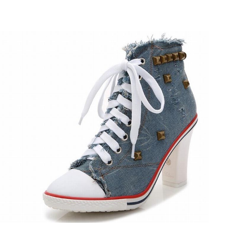 tenis salto denim