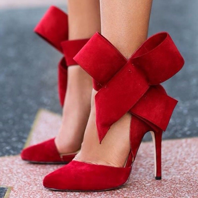 Girls red heels Clearance