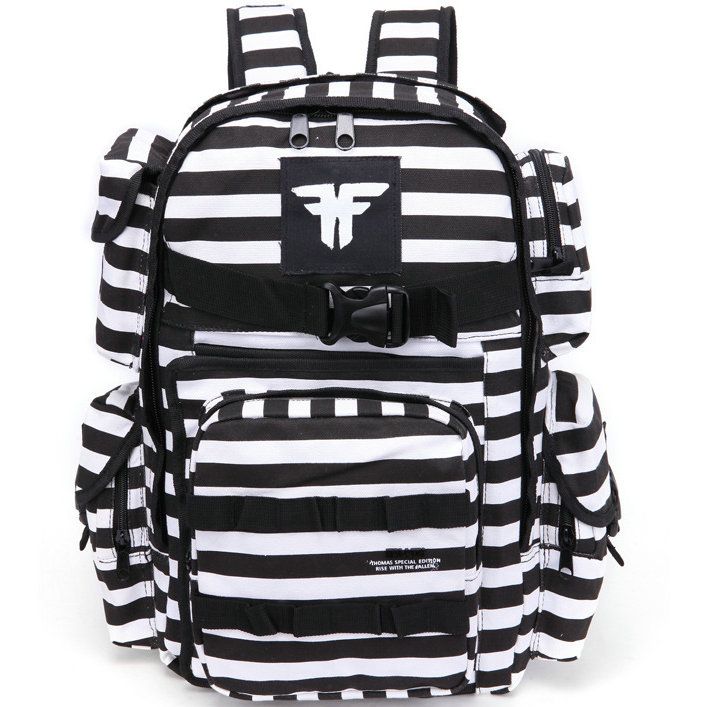 fallen backpack