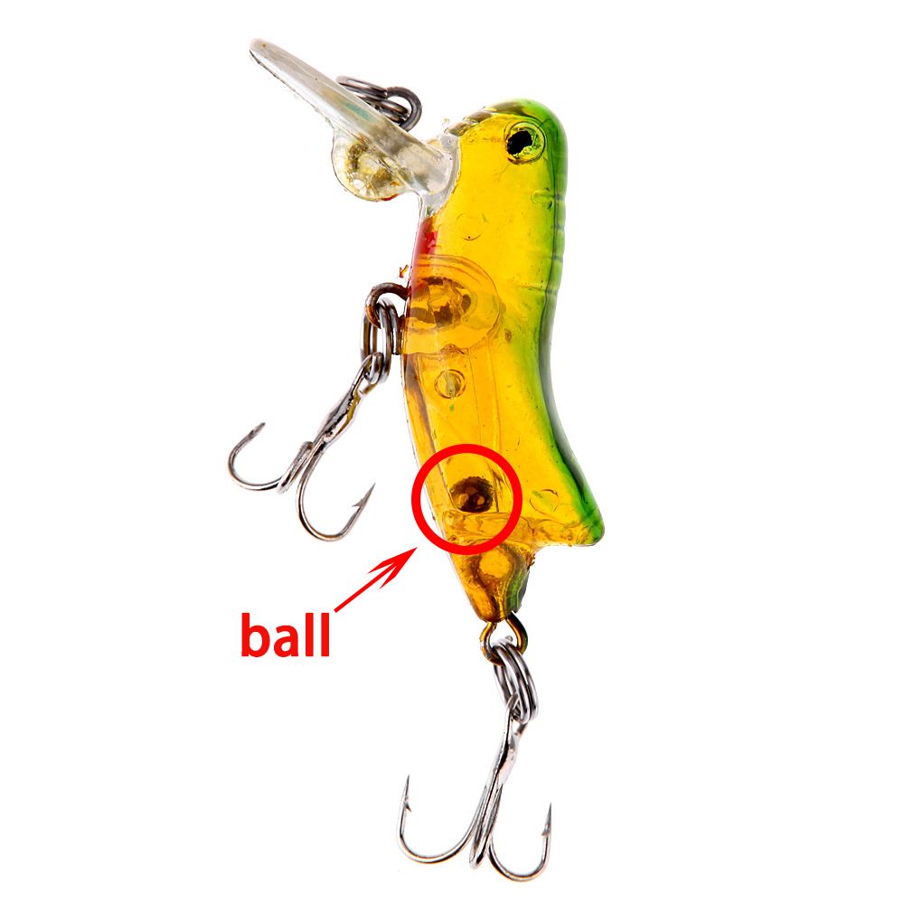 2020 Green Fishing Lure Minnow Bass Insect Bait For