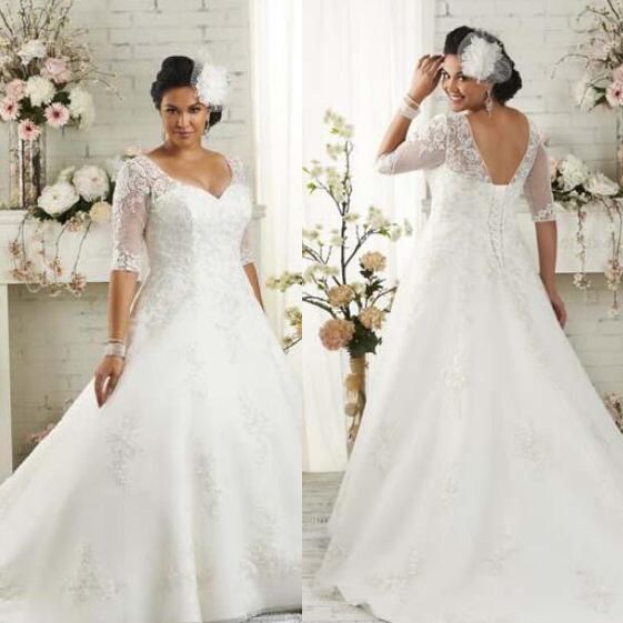 wedding gown big size