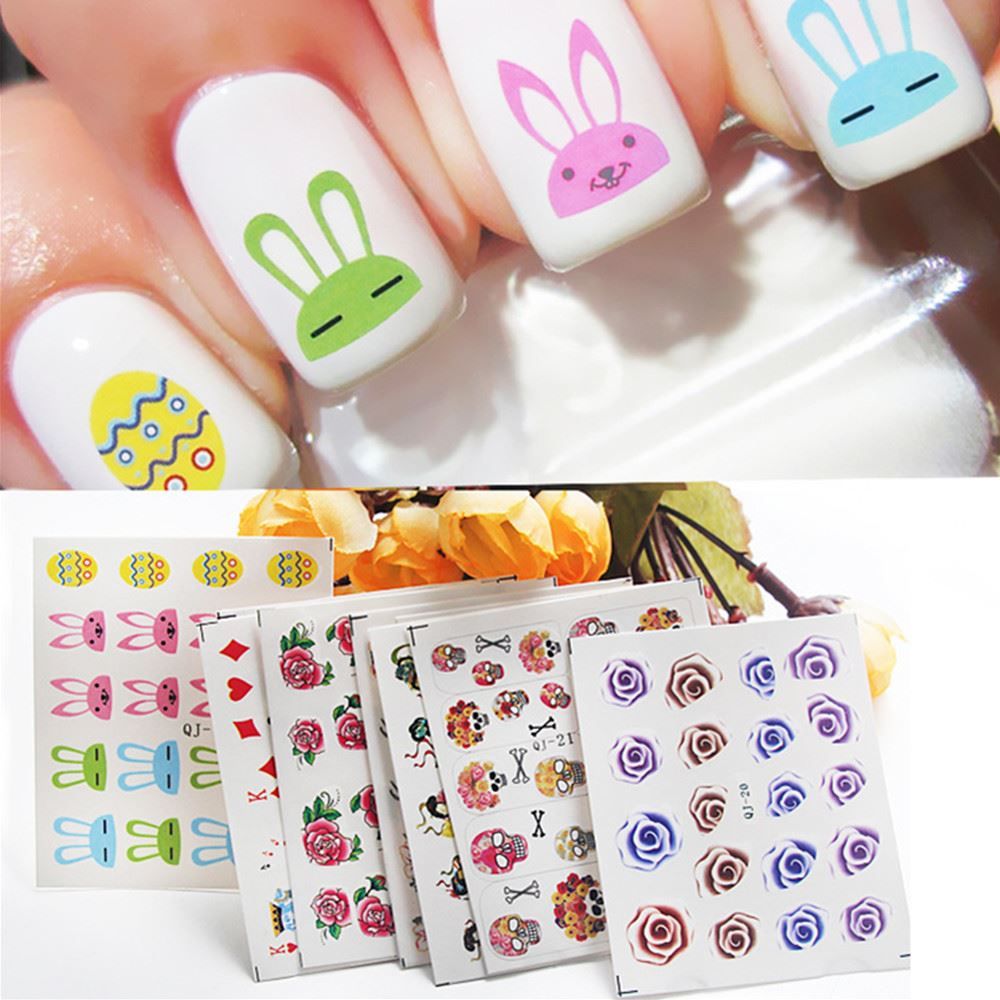 stick on nail transfers