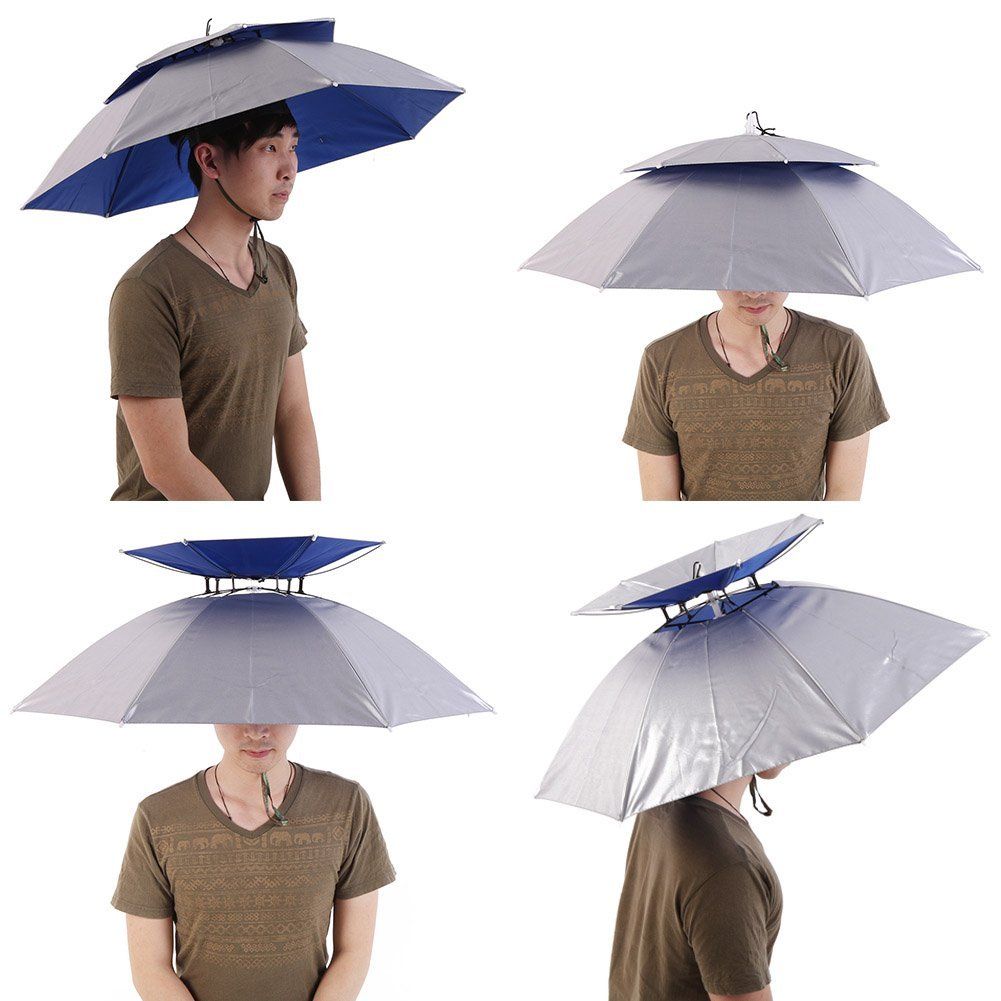 uv umbrella hat