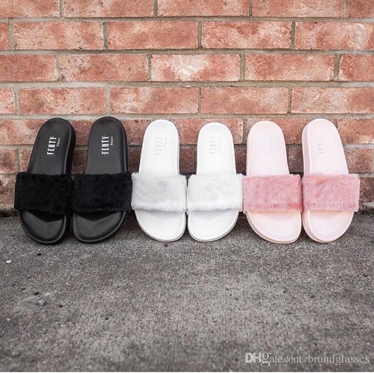 puma slippers rihanna black